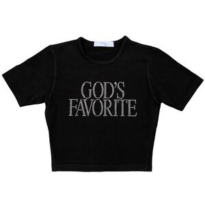 God's Favorite Crop Black Rhinestone - sold out online ❗️